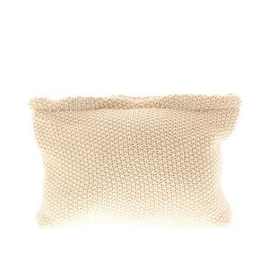 A NEW DAY CREAM/TAN OVERSIZED CROCHET KNIT CLUTCH POUCH